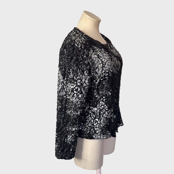 Crystal Printed Zip Jacket - Picture 2 of 8